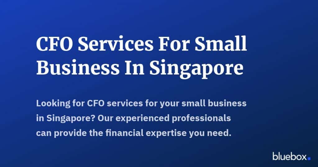 CFO Services For Small Business In Singapore