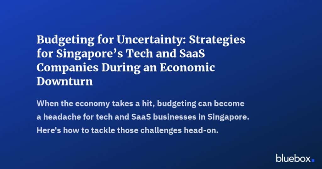 Budgeting for Uncertainty Strategies for Singapores Tech and SaaS Companies During an Economic Downturn