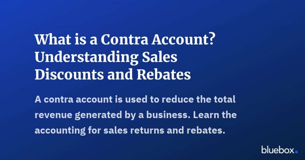 What is a Contra Account Understanding Sales Discounts and Rebates